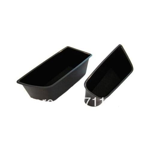 Interior Door Grab Handle Storage Tray Black For Audi A4 B8