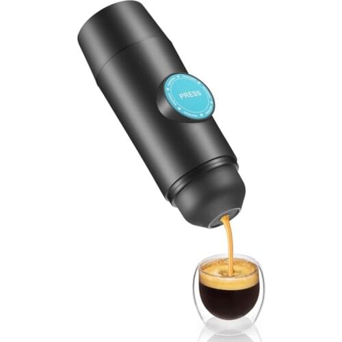 2 in 1 Capsule & Ground Mini Espresso Portable Coffee Maker Hot and Cold Extraction USB Electric Coffee Powder Making Machine