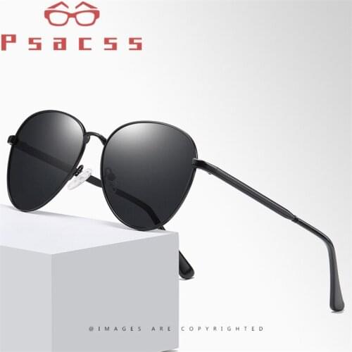 Psacss NEW Pilot Polarized Sunglasses Men Women Alloy Frame Classic Brand Designer Sun Glasses For Driving Fishing Shades UV400
