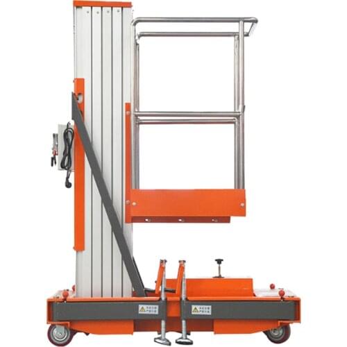Qiyun CE ISO 4m AC/DC Manual Single Masts Aluminum Lift for Aerial Working Platform with ODM/OEM