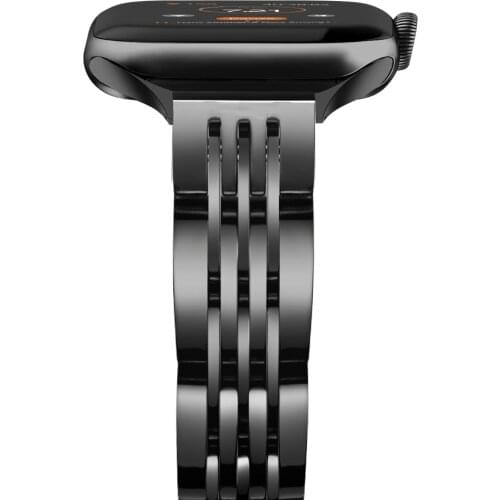 Women watchbands for apple watch 6 5 4 se 40mm 44mm Slim Strap Stainless Steel Bracelet for iwatch band 3 38mm 42mm Thin belt