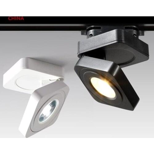 Folding COB LED Downlights 10W 12W Surface Mounted Led Ceiling Lamps Spot Light 360 Degree Rotation Downlights AC220V
