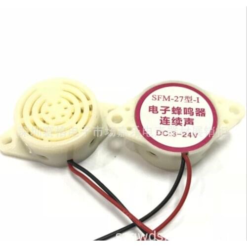Spot Supply 3015 DC 3-24V Universal Continuous Sound, DC Active Discontinuous Sound Piezoelectric Buzzer