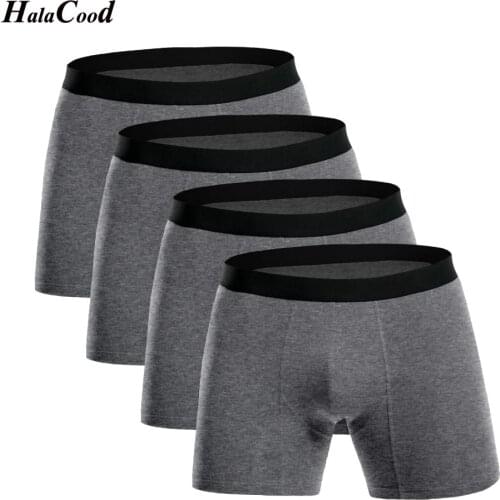 4Pcs/lot Hot Mens Underwear Boxers High Quality Cotton Cuecas Boxers Men Boxer Homme Boxershorts Men Elastic waist Male Panties