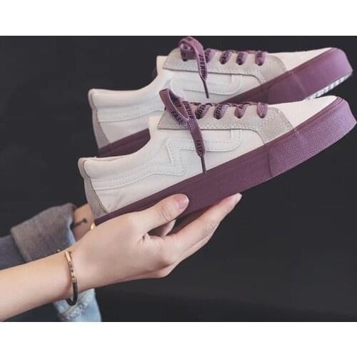 2021 New Women Sneaker Fashion Breathble Vulcanized Shoes Platform Lace Up soft Casual White Shoes outdoor