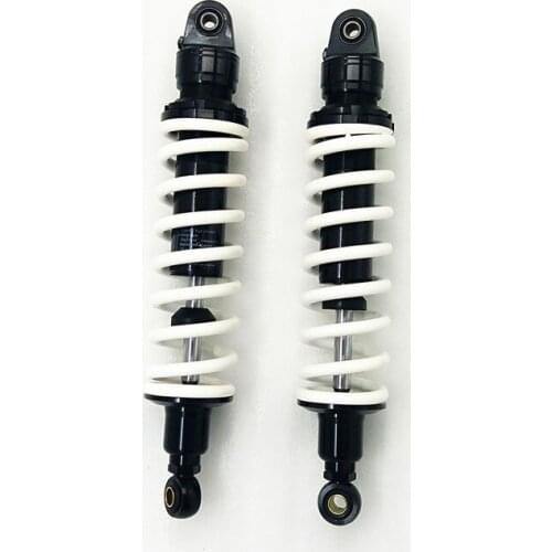 10mm spring new 370mm Rear Shock Absorber for YAMAHA HONDA SUZUKI QUAD DIRTBIKE ATV colour white&gold