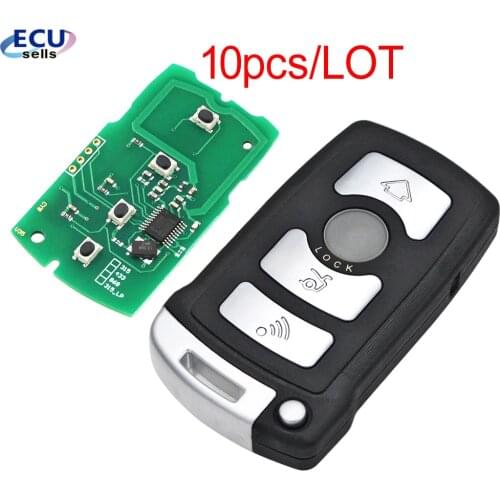10PCS/LOT 4 Button Smart Remote Key Fob With ID7944 Chip 868 MHZ for BMW CAS1 7 Series CAS1