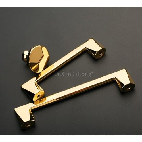 10PCS Zinc Alloy Gold Color Light Luxury Cabinet T Knob Handle Cupboard Knobs and Drawer Pulls Furniture Handles GF184