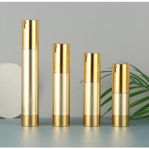 30ml slimmer shape gold UV airless bottle pump lotion emulsion serum foundation essence liquid skin care cosmetic packing