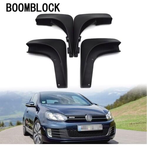 4pcs Car Front Rear Mud Flaps Mud Flap Mudguards Fender For Volkswagen Golf 6 VW Golf Mk6 Accessories Hatchback 2009-2012