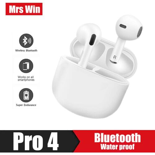 Mini Pro 4 TWS Wireless Headphones Bluetooth Earphone Sport Handsfree Earbuds Stereo Noise Cancel Gaming Headset With Mic