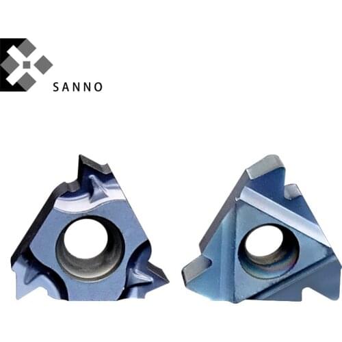 CNC imperial standard threading inserts 16IRM / 16ERM external internal thread turning tools blade inserts
