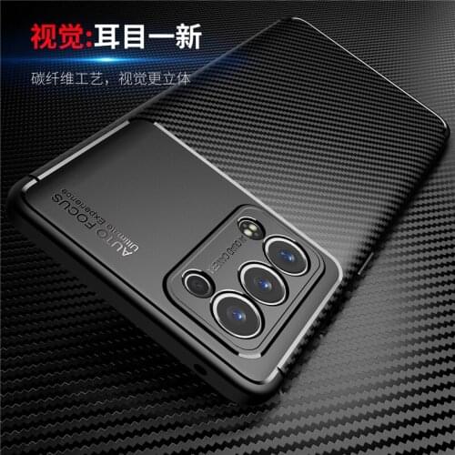 For OPPO Reno6 Pro Plus Case Rubber Silicone Silm Carbon Protective Soft Case For OPPO Reno 6 Pro Plus Cover Reno6 Pro Plus