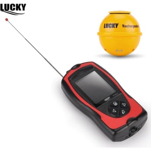 Findfish Echo sounder lucky sonar fishing alarm electronic for fishing depth locating fish sound wireless echo sounder camera