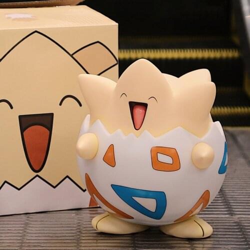 1:1 Big Size Anime Togepi Pokemoned Figure Model Toys Cartoon Pokemones Togepi Action Figures Toys Birthday Gifts for Kids Girls