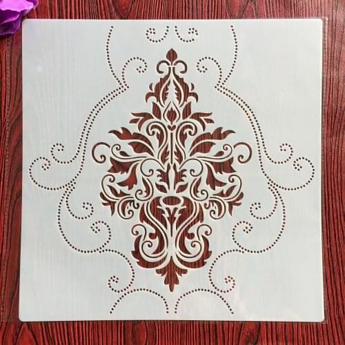 30 *30cm size diy craft mandala mold for painting stencils stamped photo album embossed paper card on wood, fabric,wall stencil