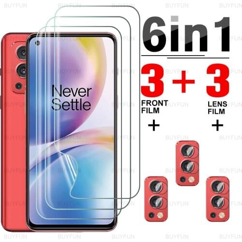 Hydrogel Film For OnePlus Nord 2 5G Full Cover Front Soft Film on for one plus nord2 5g 1+ nord2 5g camera screen protector