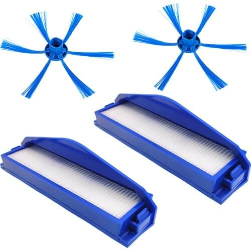 HEPA Filter Mop cloth Side Brush Kit For Philips FC8007 FC8792 FC8794 FC8796 Vacuum Cleaner Replacement Spare Parts