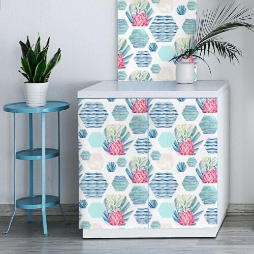 Adhesive film for furniture and walls, highest resolution, fit 30x500cm, wrapping kitchens cabinets tile furniture tables