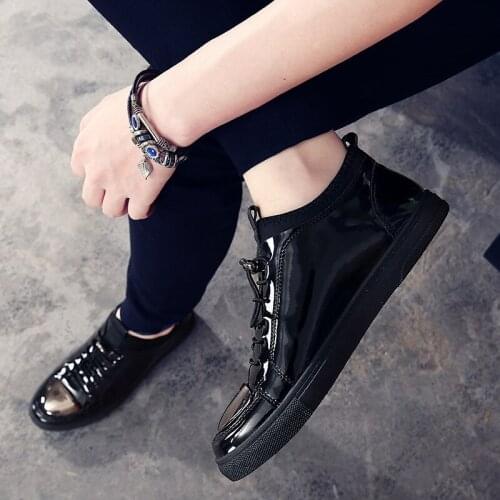 Fashion Big Size Genuine Leather Men Shoes, High Quality Men Casual Shoes, Brand Shoes Men zapatos hombre casual gold loafers