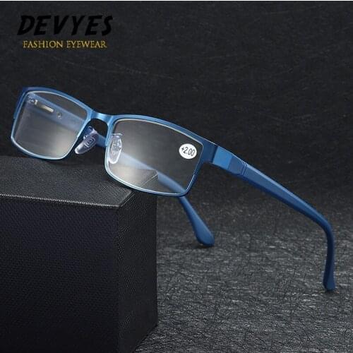 2021 New Trend Reading Glasses for Men and Women High Quality Metal Frame Men Business Office Reader Presbyopic Optical