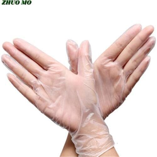 200pcs Disposable pvc latex Rubber Latex Gloves Personal hygiene Waterproof and oil proof Durable Household Cleaning Gloves