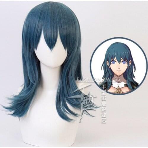 Fire Emblem: ThreeHouses Byleth Wig Cosplay Costume Heat Resistant Synthetic Hair Men Women Halloween Party Wigs