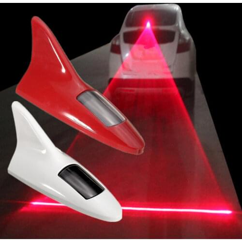 LED Signal Antenna Solar Shark Fin Car Roof Light Sensor Decoration Lithium Battery Flashing Lamps For Car Lamp Accessories