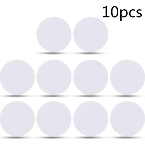 10pcs 25mm Waterproof Coin Shape Cards Rewritable Blank White NFC 215 Tag Cards