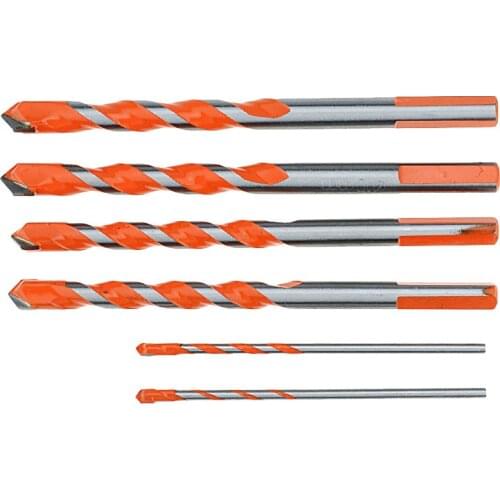 1PC Threaded triangle tungsten steel wall brick concrete drill bit household marble overlord drill electric drill