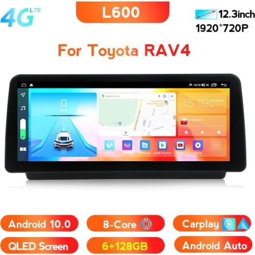 2 din car radio for Toyota RAV4 2020 Android10 car audio multimedia player 8Core GPS navigation auto stereo autoradio 12.3 inch