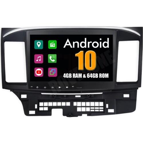 RoverOne for Mitsubishi Lancer 10 GaLant Fortis Ispira X Android 10 Autoradio Car GPS Radio Multimedia Media System Head Unit