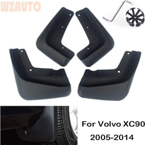 4PCS/Set Front+Rear Left+ Right Fender Mud Flap Mudguards Splash Guards Fit For Volvo XC90 XC60 S60 S80 V40 V60 V90 S80L S60L