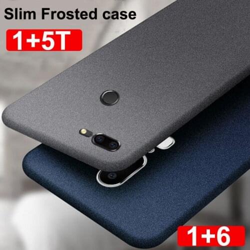 Case For OnePlus 5T Slim Frosted Scrub Sandstone Soft Matte TPU Case A5010 1+5T Shockproof Cover OnePlus5T Fundas For OnePlus 6