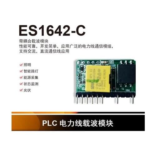 ES1642-C with coupled low-power power line carrier communication module
