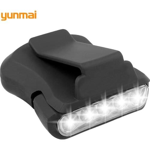 Yunmai Powerful Cap Light 5 LED Waterptoof Headlamp Focus Portable Fishing Headlight 2000 LM LED Head Torch Cycling Lanterna