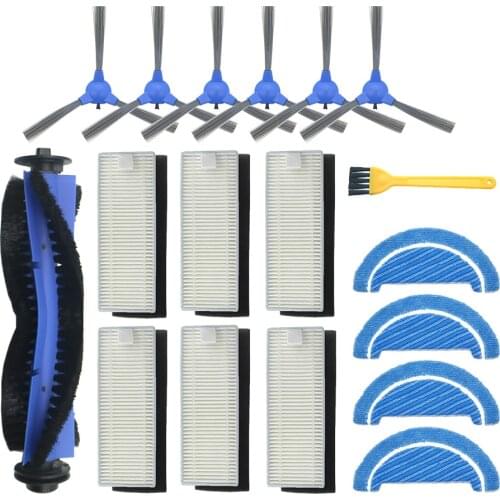 Hepa Filter for Cecotec Conga 1790 Ultra Robotic Vacuum Cleaner Spare Parts Main Brush Side Brush Mop