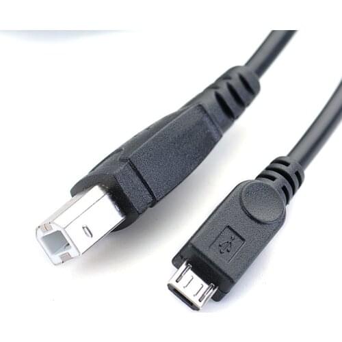 1m USB 2.0 standard B Male to USB Micro 5 pin 5pin Male data Cable for tablet HUB hard disk printer