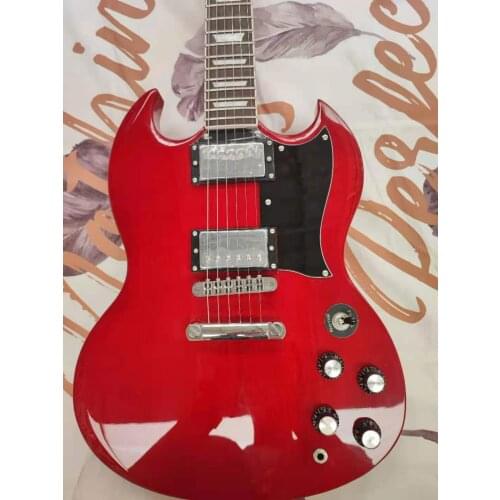 Fashion classic red six string Jazz electric guitar, hardware, professional performance, beginner performance, our shop can cust