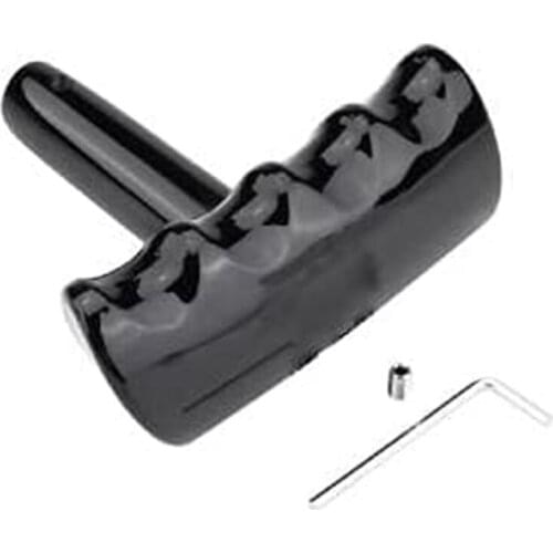 NEW-Gear Knob T-Handle Shape Car Gear Shift Lever Knob Head Shifter for Jeep Dodge Charger Challenger Black