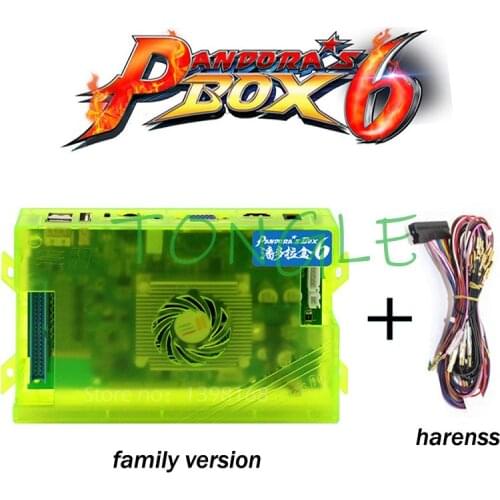 Pandora Box 6 1300 in 1 Pandoras Box Console Motherboard Family Version support 3d game can add 3000 games FBA MAME PS1 game