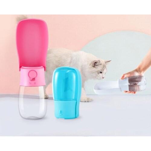 Pet Dog Out Portable Folding Accompanying Cup Drinking Kettle PET Dog Water Bottle, Cat Dogs Outdoor Bottles, Pet Dog Water Bott