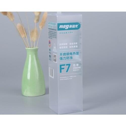 Recyclable Pet Plastic Box for Food Fruits Packaging Custom OEM design clear plastic PVC folding box for present ---PX20215