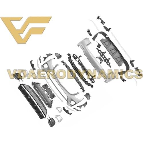 Suitable For 16-19 Benz X253 GLC200d GLC250d GLC250 GLC300 GLC305d GLC350e GLC350 VAD GLC43 Full Body Kit Front Rear Bumper