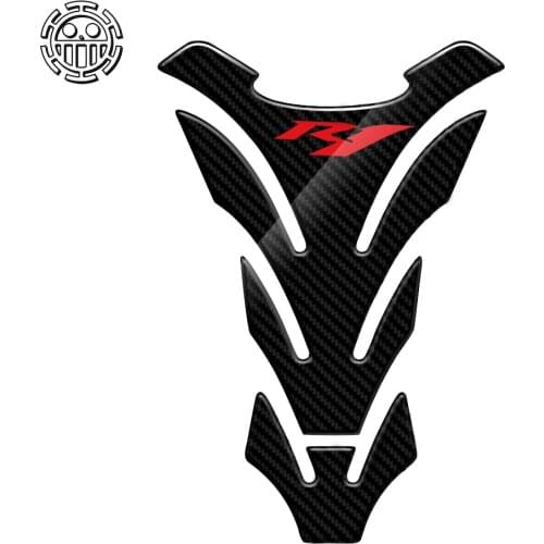 R1 Sticker Motorcycle Tank Pad Protector Stickers Case for Yamaha YZF-R1 r1 Tankpad 3D Carbon Look