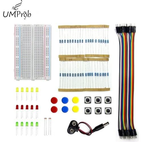 Starter Kit Uno R3 Mini Breadboard LED Jumper Wire Button for arduino Diy Kit school education lab