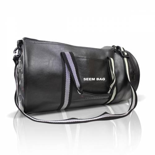 Bavaria Seem Bag Cylinder Gym Fitness Bag Black Waterproof Quality Bag