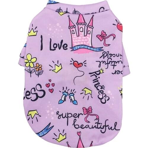 Hoodie Coat Cute Dog Clothes for Small Dogs Pets Outfits Puppy Cat Pullover Print Winter Chihuahua Fleece Warm Sweatershirt