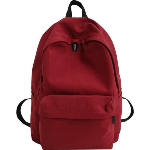 New waterproof nylon women backpack Japan style Solid Backpacks Mochila Feminina Mujer Travel bag Teenage Girls Schoolbag