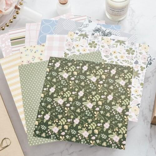 ZFPARTY 12 Sheets Cute Cat Scrapbooking Pads Paper Origami Art Background Paper Card Making DIY Scrapbook Paper Craft